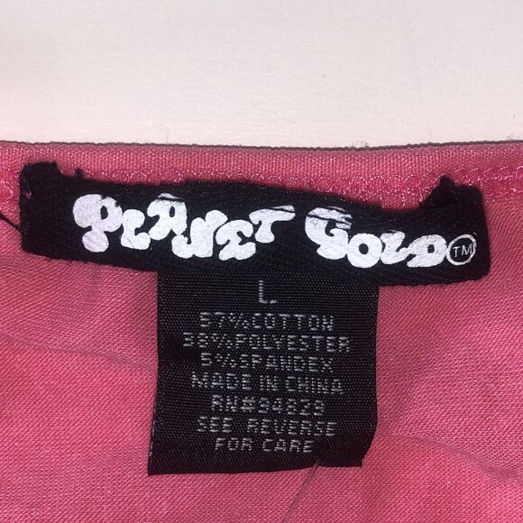 Planet Gold Womens Shore Pink Spaghetti Strap Tank Top Size Large NWT - Picture 3 of 14